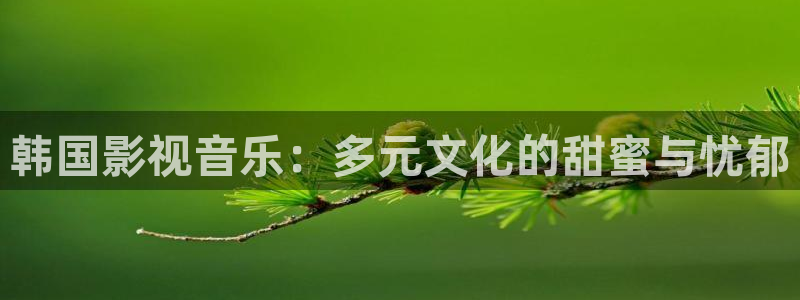 韩国影视音乐：多元文化的甜蜜与忧郁