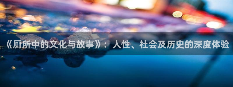 《厕所中的文化与故事》：人性、社会及历史的深度体验